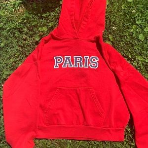 COPY - pacsun red paris sweatshirt